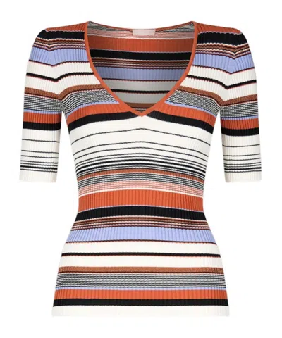 Liu •jo Stripped Knit T-shirt