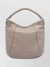 Liu •jo Structured Logo Tote Bag With Shoulder Strap In Gray