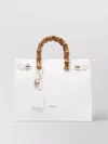 Liu •jo Structured Shape Tote Bag With Bamboo Handles