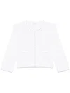 Liu •jo Stud-embellished Cardigan In Weiss