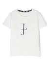 Liu •jo Stud Logo-print T-shirt In 白色