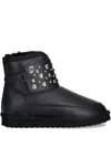 Liu •jo Studded Ankle Boots In Black