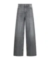 Liu •jo Studded Baggy Jeans In Gray