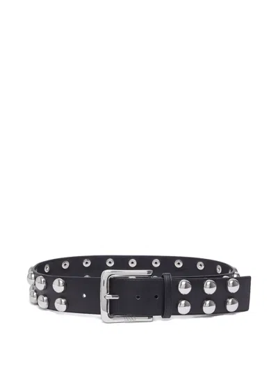 Liu •jo Studded Bustier Belt In Black
