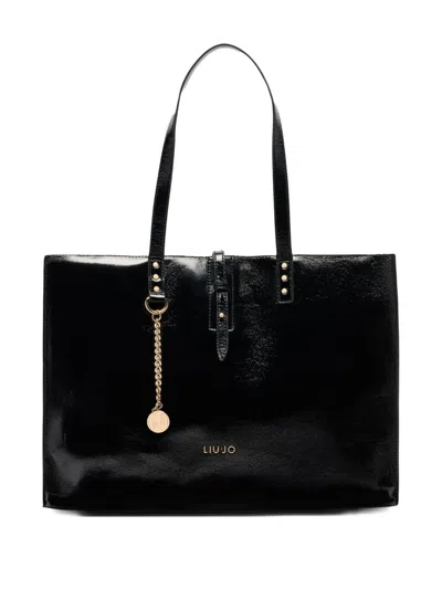 Liu •jo Liu Jo Studded Logo Shoulder Bag