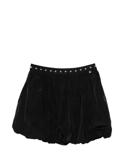 Liu •jo Studded Mini Skirt In Black