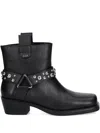Liu •jo Studded-strap Boots In Black