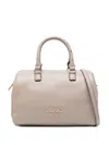 Liu •jo Studded Top-handle Tote Bag In Gray