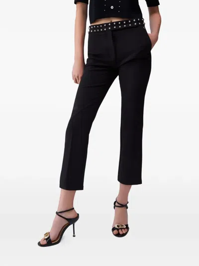 Liu •jo Studded Trousers In Black