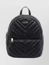 Liu •jo Stylish Quilted Backpack Multiple Pockets In Black