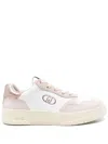 Liu •jo Suede And Leather Sneakers In White