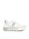Liu •jo Suede And Mesh Platform Sneakers