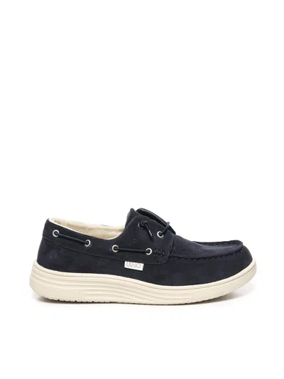Liu •jo Suede Loafers In Blue
