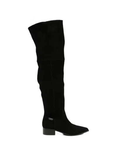 Liu •jo Suede-finish Over-the-knee Boots In Multi