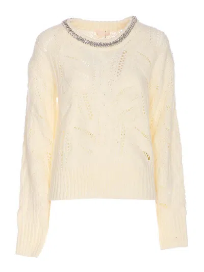 Liu •jo Sweater In Neutral