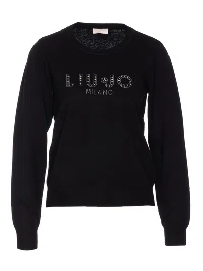 LIU •JO BLACK SWEATER