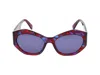 Liu •jo Liu Jo Sunglasses In Red Blue Tortoise