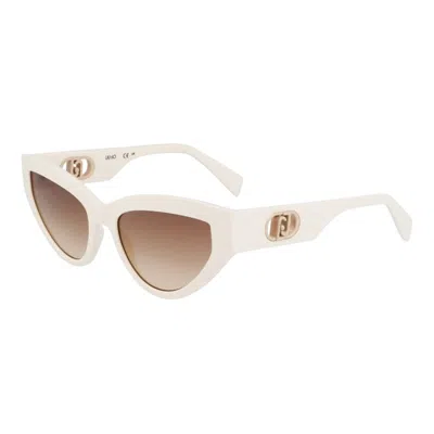 Liu •jo Liu Jo Sunglasses In White
