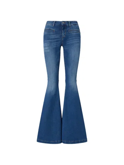 Liu •jo Super Flare Jeans In Blue