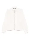 Liu •jo Liu Jo White Zip-up Sweatshirt With Pockets In White