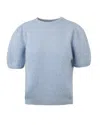 Liu •jo Maglia Girocollo Celeste In Blue