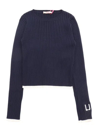 Liu •jo Kids' Sweater In Blue