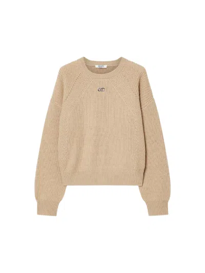 Liu •jo Kids' Jumper In Brown