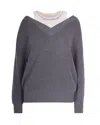 Liu •jo Sweatshirt Liu Jo Woman Color Grey In Gray