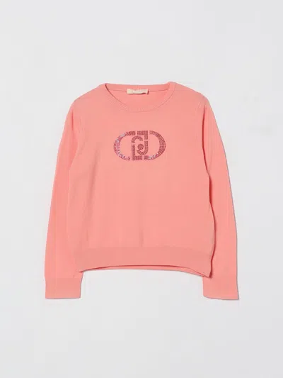 Liu •jo Liu Jo Sweater Kids Color Coral In Pink
