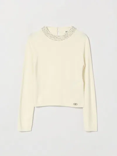 Liu •jo Liu Jo Sweater Kids Color White In Neutral