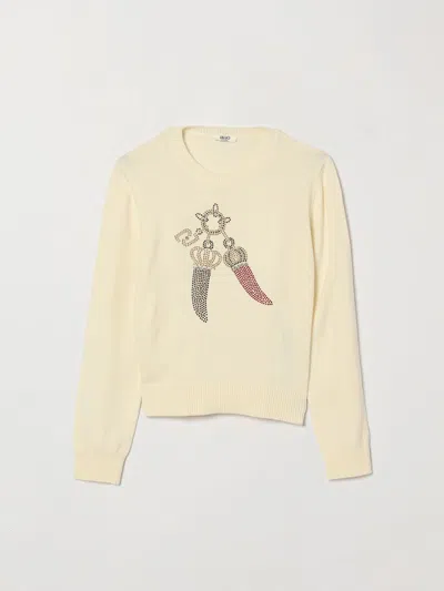Liu •jo Liu Jo Sweater Kids Color White In Nude