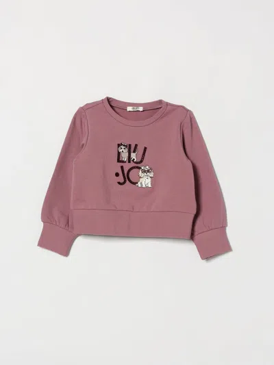 Liu •jo Liu Jo Sweater Kids Color Wisteria In Pink