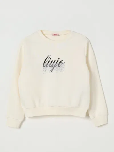 Liu •jo Sweater Liu Jo Kids Color Butter In Neutral