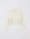 Liu •jo Sweater Liu Jo Kids Color Butter In Neutral