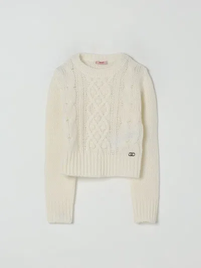 Liu •jo Sweater Liu Jo Kids Color Butter In Yellow