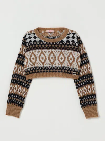 Liu •jo Sweater Liu Jo Kids Color Camel In Brown