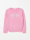 LIU •JO SWEATER LIU JO KIDS COLOR PINK,G66076010