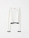 Liu •jo Pullover Liu Jo Kinder Farbe Weiss In Weiss