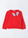 LIU •JO SWEATER LIU JO KIDS KIDS COLOR RED,F60105014