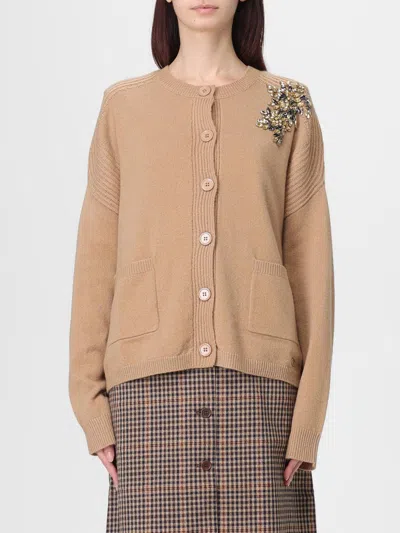 Liu •jo Cardigan Liu Jo Woman Color Beige In Brown