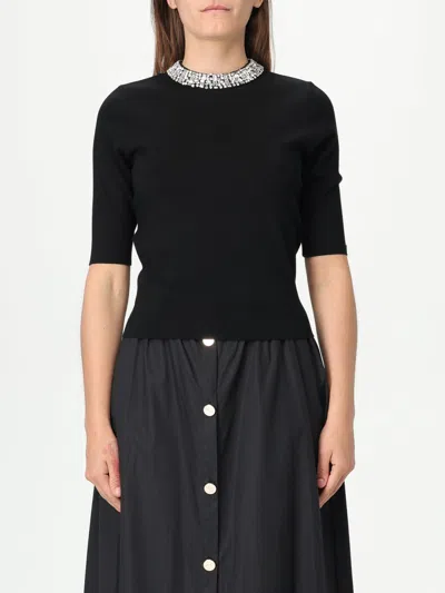 LIU •JO SWEATER LIU JO WOMAN COLOR BLACK,G70592002