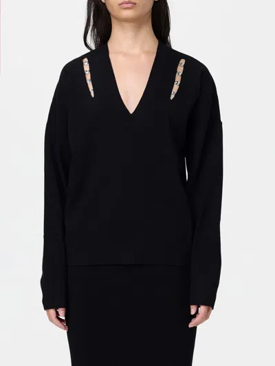 LIU •JO SWEATER LIU JO WOMAN COLOR BLACK,H56657002