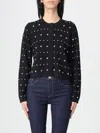 Liu •jo Liu Jo Cardigan With Rhinestones In Black