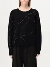 Liu •jo Liu Embellished Crewneck Jumper In Schwarz