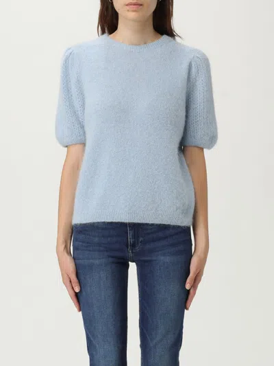 LIU •JO SWEATER LIU JO WOMAN COLOR BLUE,H21879009