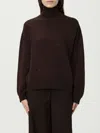 Liu •jo Roll-neck Sequin-embellished Sweater In Brown