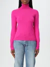 LIU •JO SWEATER LIU JO WOMAN COLOR FUCHSIA,G12008007