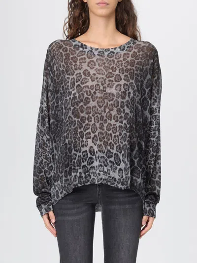 LIU •JO SWEATER LIU JO WOMAN COLOR GREY,H28951020