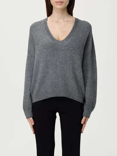 LIU •JO SWEATER LIU JO WOMAN COLOR GREY,H28947020