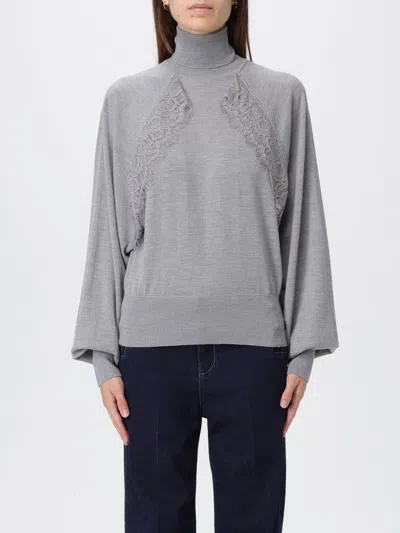 LIU •JO SWEATER LIU JO WOMAN COLOR GREY,H36158020